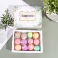 Sell like hot cakes 12Pcs/Set Natural Mini Handmade Bathing Foot Spa Rich Essential Oils Bath Ball Mini Hand Bath Foot Spa Foot Bath Ball. 
