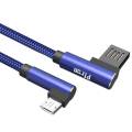 1 Meter Micro USB Android Fast Charging Cable + Data Transfer - L Shape. 