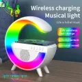 Wireless Charger - Speaker Bluetooth - Wireless Charger - g lamp - g speaker - USB Speaker - Portable Speaker - Led Wireless Charging Speaker - Bluetooth Speaker With Rgb Light - Wireless Charger Alarm Clock Speaker APP Control for iPhone Samsung. 