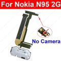 LCD Screen Flex Cable For Nokia N95 2GB 8GB Keypad Flat with Front Camera LCD Flex Ribbon Connector Replacement Parts. 