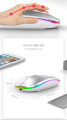 Wireless Mouse RGB Rechargeable Bluetooth Mouse 2.4G Silent Mause Ergonomic Mini Mouse USB Optical Mice For PC laptop Computer. 