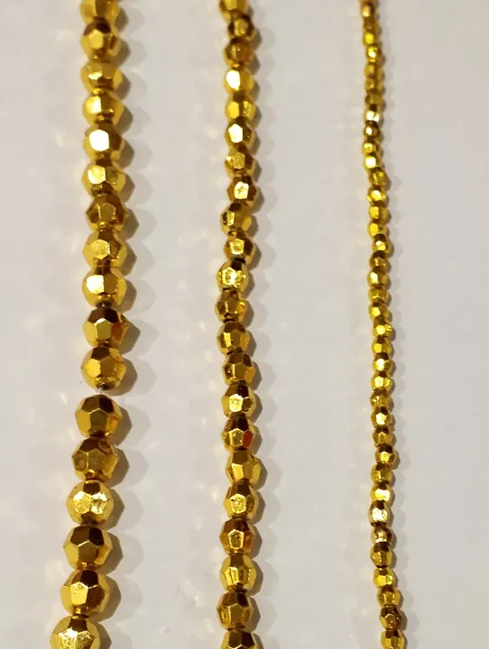 Golden%20Cut%20Round%20Spacer%20Plastic%20Beads.%206mm=%20420%20pcs%20/%204%20strings.%205mm=%20875%20pcs%20/%205%20strings.%203mm=%201248%20pcs%20/%206%20strings.%20For%20DIY%20Jewelry%20Making,%20Jewelry,%20Dress%20Accessories,%20Crafts,%20and%20Home%20D%C3%A9cor%20-%20Image%205