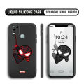 Jizetin for Infinix Hot 10 Play / Hot 11 Play Back Cover Cute Spiderman For Boys Liquid Silicone Phone Case Soft Full Camera Protect Phone Cases. 