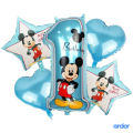 Mickey Mouse Foil Balloon Themed Party Supplies Decorations First Birthday Party Balloons Boy and Girl Baby Baby Shower Foil Balloons Helium Balloons Adult & Kids Party Theme Decorations（5 PCS ）. 