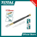 TOTAL 178mm Heavy Duty Glass Cutter with 1pcs Oil Suction Pipe THT561781. 