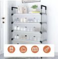 7 Layer Shoe Rack Organizer | Dustproof Transparent Shoe Storage Cabinet | Large Capacity Foldable Shoe Shelf | Space-Saving Shoe Stand for Home. 