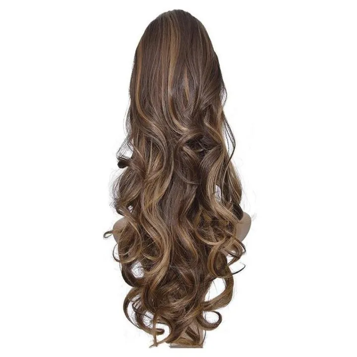 Synthetic%20Hair%20Extension%20-%20GoldenBrown%20-%20Image%202