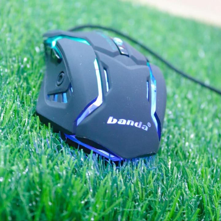Banda G1 Gaming Mouse RGB  USB Wired Optical For PC Computer Laptop 3600DPI