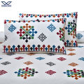 Khan Tex Cotton Embroidery Double Bedsheet Set With Two Pillow Covers – Premium Quality Elegant Embroidery Pattern Softest Cool Pure Cotton Bed Sheets. 