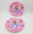 PRINCESS SOFIA THEME PAPER PLATES PACK OF 10 PAPER PLATES ( 7 INCH IN SIZE ). 