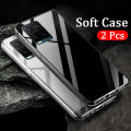 2PCS for VIVO Y33S case Soft Transparent Full Protection Clear Back Cover VIVO Y33S Phone cases For girls and Boys. 