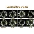 High Quality White LED Blinking Fairy Light String with flasher Controller - 220V - Flashing - for Function , Party , Jugnu Festival New year , Milad Melad Home or Birthday Wedding Decoration. 