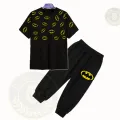 Real Boss By Rich ManBatman Printed T-Shirt and Trouser For Kids Baby Boys And Baby Girls Comfy Summer Tops Clothes Sets Dresses - Tshirts For Boys / Tshirts For Girls. 