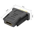 DVI to HDMI Adapter Bi-directional DVI D 24+1 Male to HDMI Female Cable Connector Converter for Projector HDMI to DVI. 