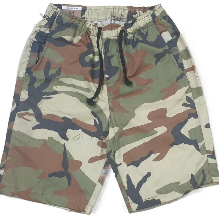 Hashback Summer Shorts for Men - Camo Print