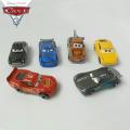 Disney Pixar Lightning Mcqueen Pull Back Car Toys Set For Kids Cartoon Characters Pullback Metallic Body Vehicles Cars Toy - Die Cast. 