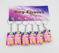 HAPPY BIRTHDAY TO YOU KEYCHAINS PACK OF 6 KEYCHAINS FOR PARTY FAVORS. 