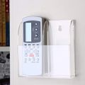 Clear Remote Control Holder Wall Mount (Three/Two/One Compartments). 