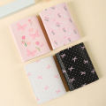 Cute Bow Wallet Spacious Sweet Style Lightweight Floral Purse Portable Floral Pattern Cute Card Holder for Casual Use Carry. 