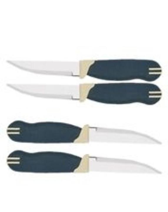 Tramontina Dynamic Utility Knife Set - Pack Of 4 - Blue