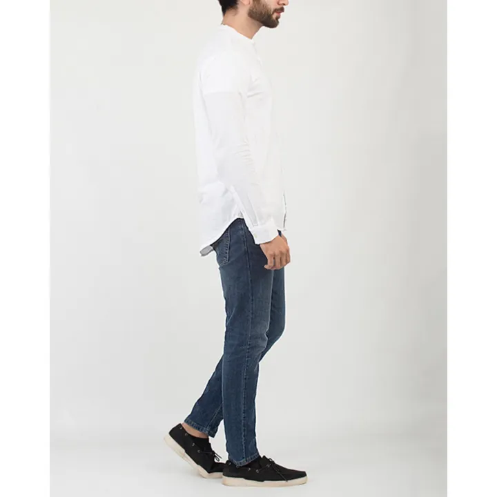 Denizen%20Banded%20Collar%20Shirt%20Dark%20Emerald%20Heather%20Shirts%20Men%2034652-0016%20-%20Image%205