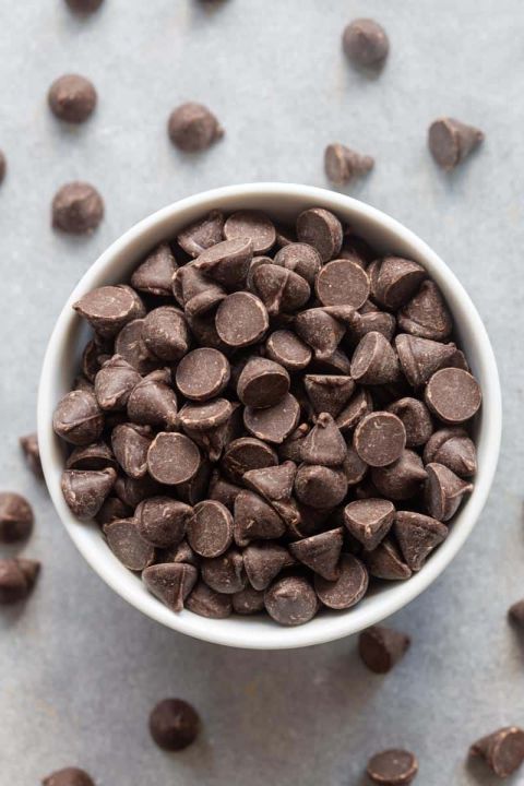Premium Quality Organic Mini Dark Chocolate Chips - 1 Kg Loose Pack