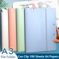 Creative Strap Design A3 File Folder Multifunction Exam Paper Storage Clip Clipboard School Office. 