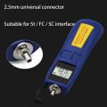 6 Wavelengths Mini Optical Power Meter Tester -50 to 26 Optical Fiber Tester Optical Work Rate Meter Handheld FTTH. 
