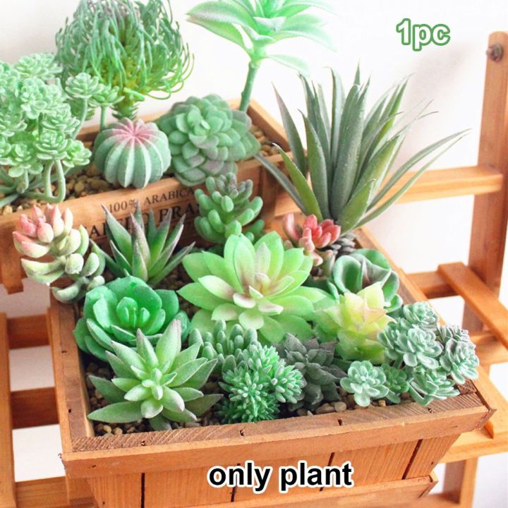 1PC Garden Floral Craft Lotus Artificial Plants Simulation Succulents