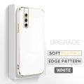 For Vivo V15 Pro 1818 Soft Original Square Edge Pattern Casing Plated Phone Shell Luxury Plating Soft Phone Case. 