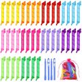 Spiral Hair Curlers No Heat Hair Curler Styling Kit Magic Hair Rollers Hair Styling Rollers Tools Spiral Hair Rollers with a Storage Bag (18Pcs). 