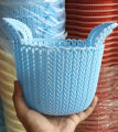 Set of 2 Fruit Vegetable Basket Multipurpose Tokri Multicolours. 