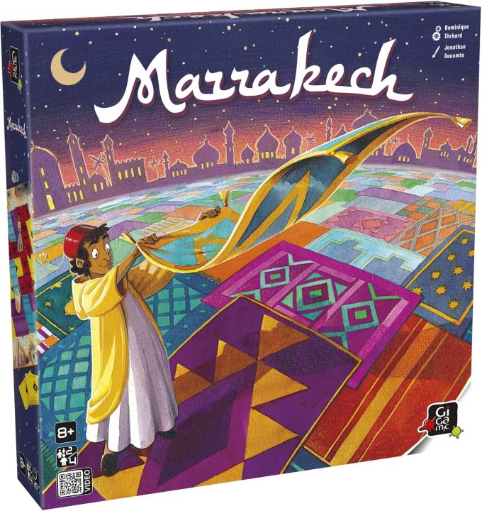 Marrakech Best Quality Board Game | Strategy Game for Families and Adults | Ages 8+ | 2 to 4 Players