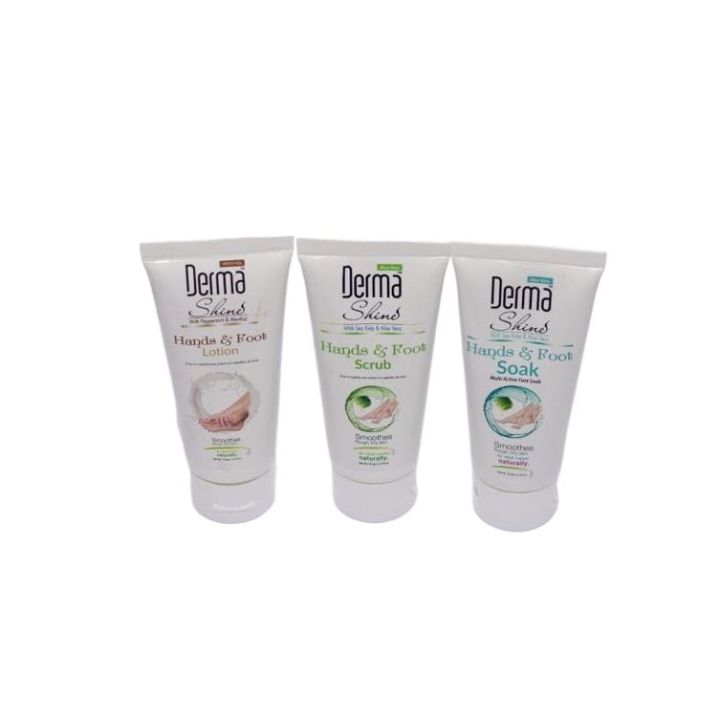 Derma Shine Meni/Pedi kit 70 ml each.