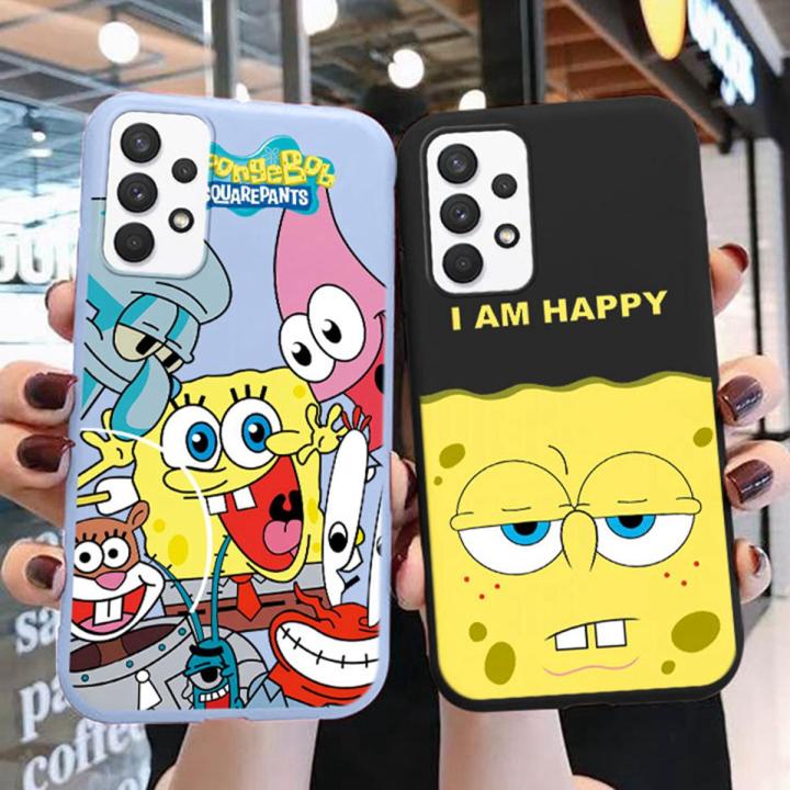 Funny SpongeBob SquarePants Phone Case for Samsung Galaxy A32 M32 5G Patrick Star Back Cover for Samsung A32 4G A M 32 5G Cases