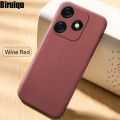 Biruiqu For Tecno Spark 10C Shockproof Anti Slip Soft TPU Sandstone Matte Back Case Cover. 