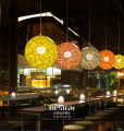 Handmade Fanoos Light Ceiling LED Lamp Hanging To Wall Cotton Ball Decoration Indoor , Living Room Bedroom, Dining room, Teras. 
