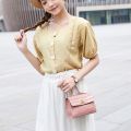 Lady Crossbody Bag 2022 New Fashion Trendy One Shoulder Bag Women Handbag Young Fashion Small Square Bag Fine Lock Catch Design. 