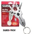 7 in 1 Keychain Multitool with Led Light for Outdoor and Emergency activity - Durable Steel. 