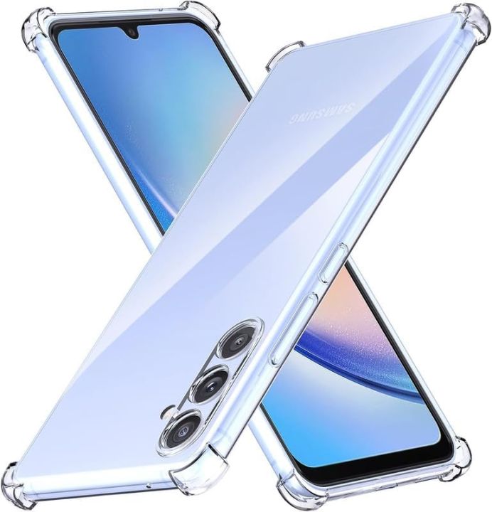 Samsung Galaxy A15/A24 4G Side corner Bumper /Soft TPU Transperant Back Case Cover