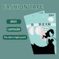 【Happier】 36Pcs Transparent Double Sided Tape For Clothing Dress Body Skin Anti-Exposure Adhesive Sticker Strips. 