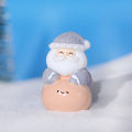 Santa Resin Ornament Beautifully Plant Pot DIY Christmas Santa Mini Figurine. 