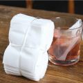100pcs 5X7cm Disposable Drawstring Teabags Empty Tea Bags for Tea Bag Food Grade Non-woven Fabric Paper Coffee Filters Teaware. 