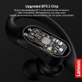 New Lenovo LP75 BT5.3 Wireless Headphones with Mic Ear-hook Sports Headset Sweatproof Earphone In-ear Earbuds Charging Box Battery Display. 