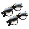 2X Cute Uni Goth Goggles Glasses Retro Flip Up Round Sunglasses. 