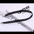 Black Choker Necklace. 