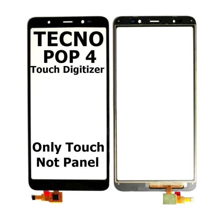Tecno Pop 4 Touch Glass Digitizer Replacement (Only Touch Glass Not Panel)
