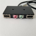 PC Casing USB 2.0 AC97 / HD Audio MIC Board Front I/O Panel for Lenovo Chassis PC DIY USB and Sound Hub. 