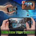 High Quality X13 New PUBG Mobile  Trigger Triger Trigar Trager Controller, Phone Game Joystick, Four Fingers, Suction Cup, Touch Button, Gamepad, Controller, Mini Game Rocker for  Android and iOS. 