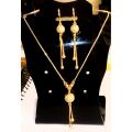 Set gold platednew design for women looking gold fashionable style long lasting polish. 